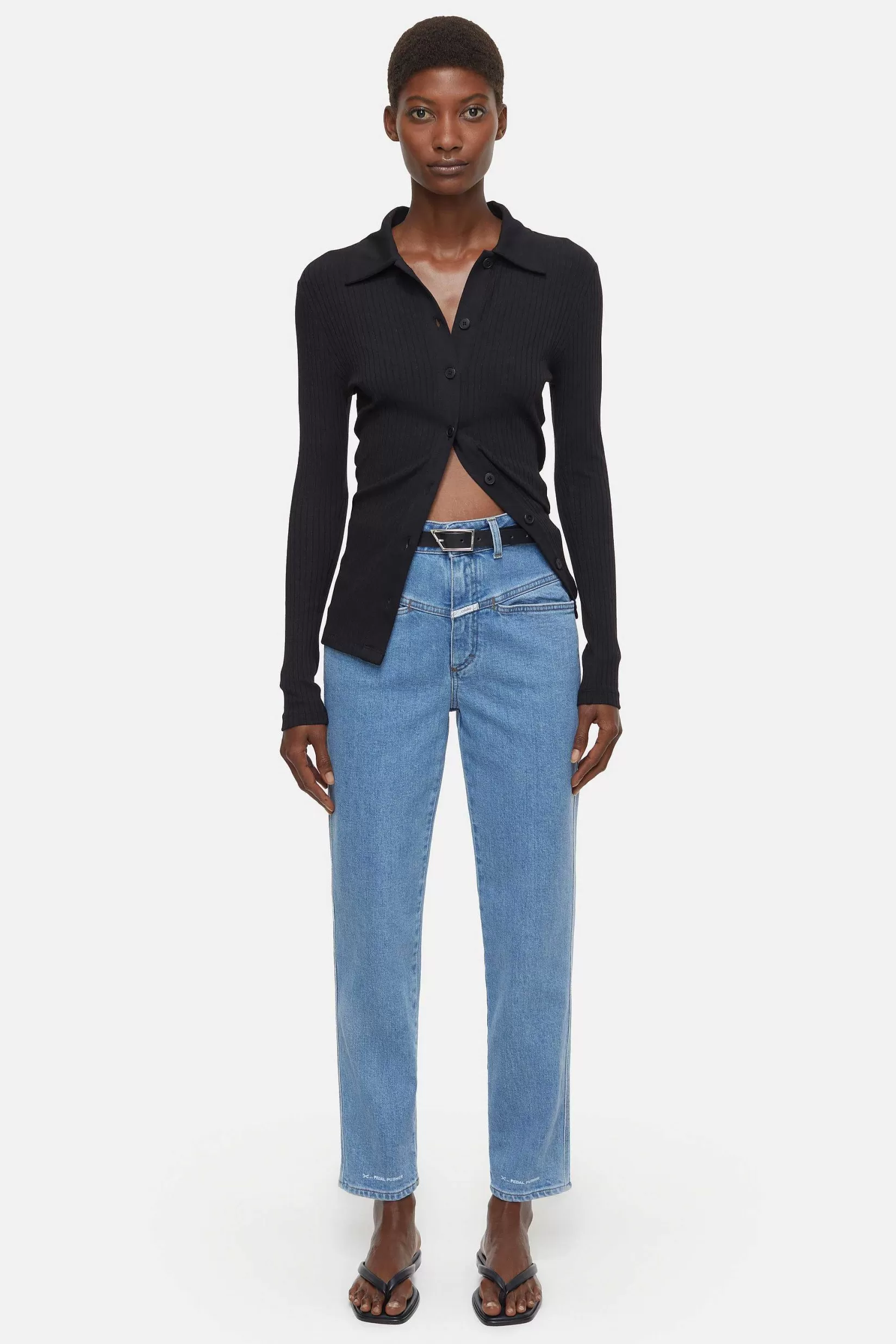 Fashion CLOSED Heritage Jeans - Stijlnaam Pedaalduwer Midden Blauw