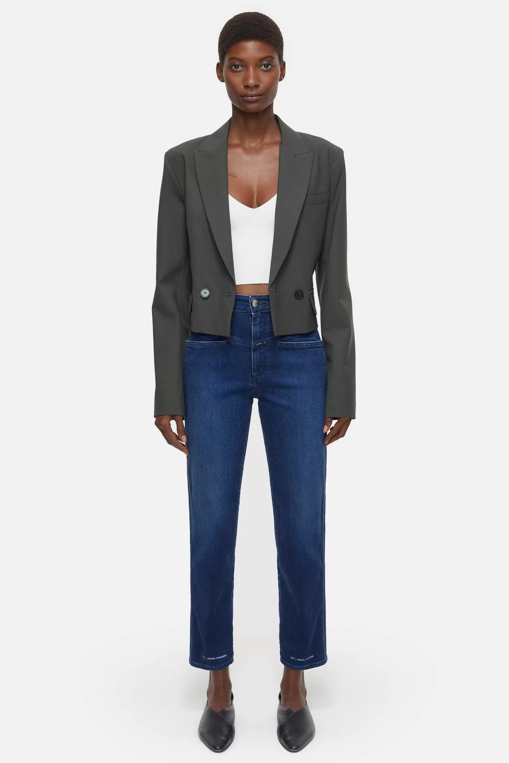 Hot CLOSED Heritage Jeans - Stijlnaam Pedaalduwer Donkerblauw