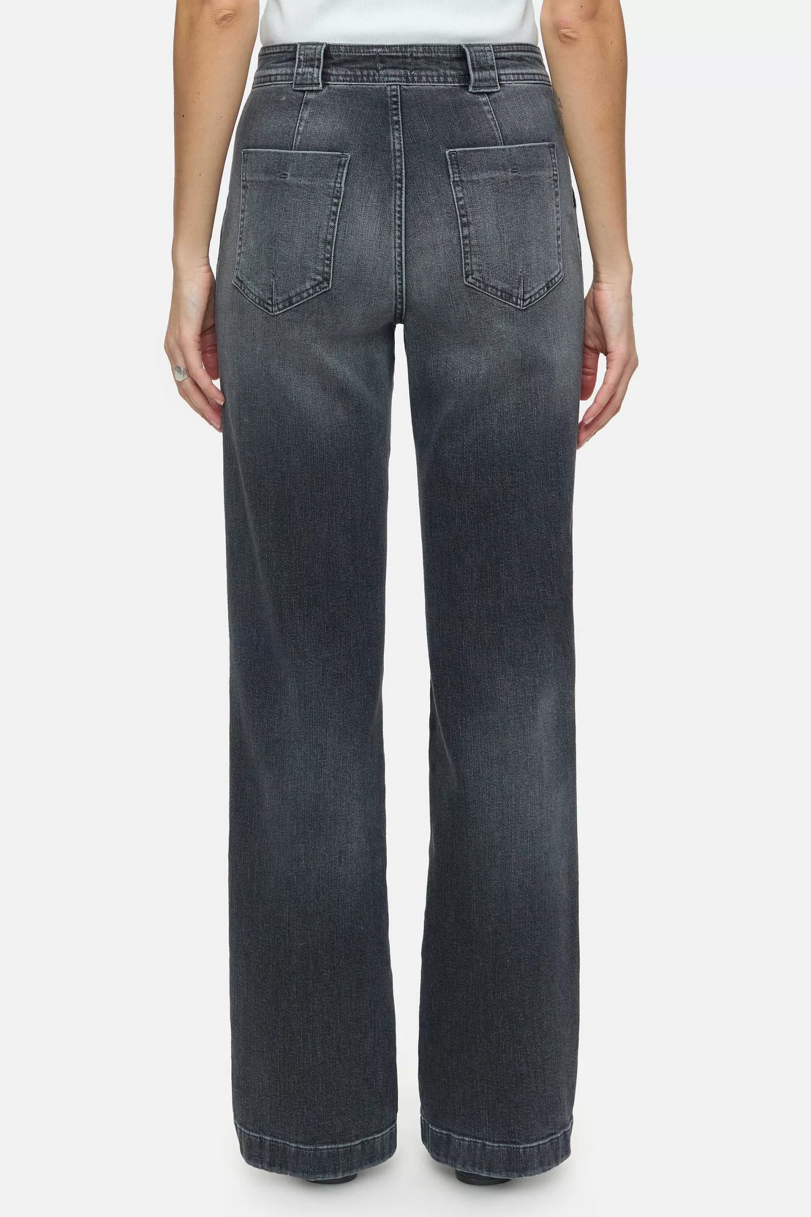 Shop CLOSED Slim Jeans - Stijlnaam Aria Midden Grijs